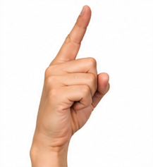 ASL Letter Z Sign Language Hand Gesture